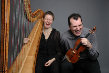 Violine und Harfe - 1. Kornspeicher Landsdorf Konzert 26.09.2015